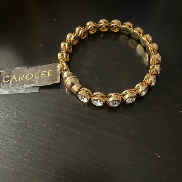 Carolee Gold VH1 save the music magnetic closure bracelet with crystals. NWT - Picture 5 of 6